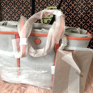 Tory Burch Clear Blake Tote with wristlet